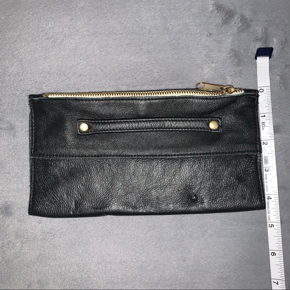 American Apparel Leather Foldable Clutch Bag - Picture 5 of 10